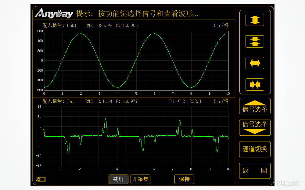 低壓變頻器輸入電流、電壓