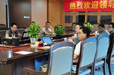 中船重工712所、中國(guó)兵器工業(yè)第58研究所綿陽(yáng)市維博電子于2014年7月14日訪問(wèn)銀河電氣