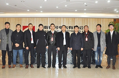 航天科工集團(tuán)、湖南省產(chǎn)業(yè)技術(shù)協(xié)同創(chuàng)新有限公司 來銀河電氣考察調(diào)研